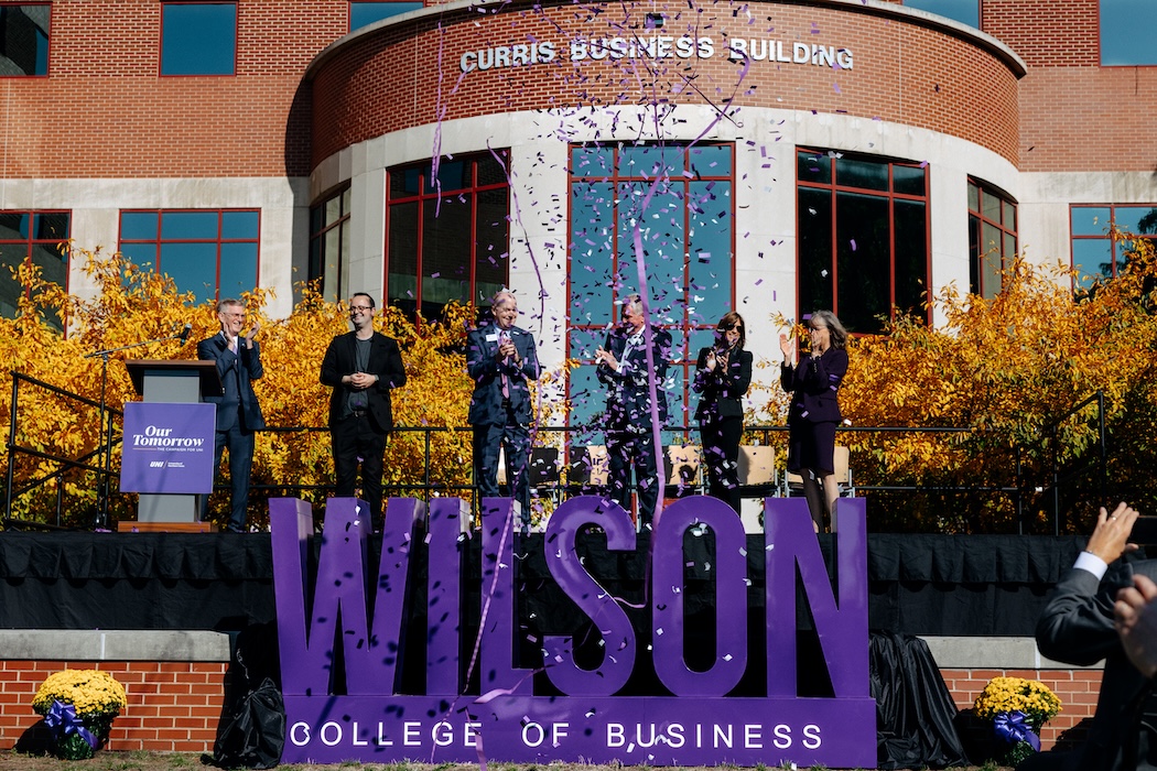 Dedication of the Wilson College of Business
